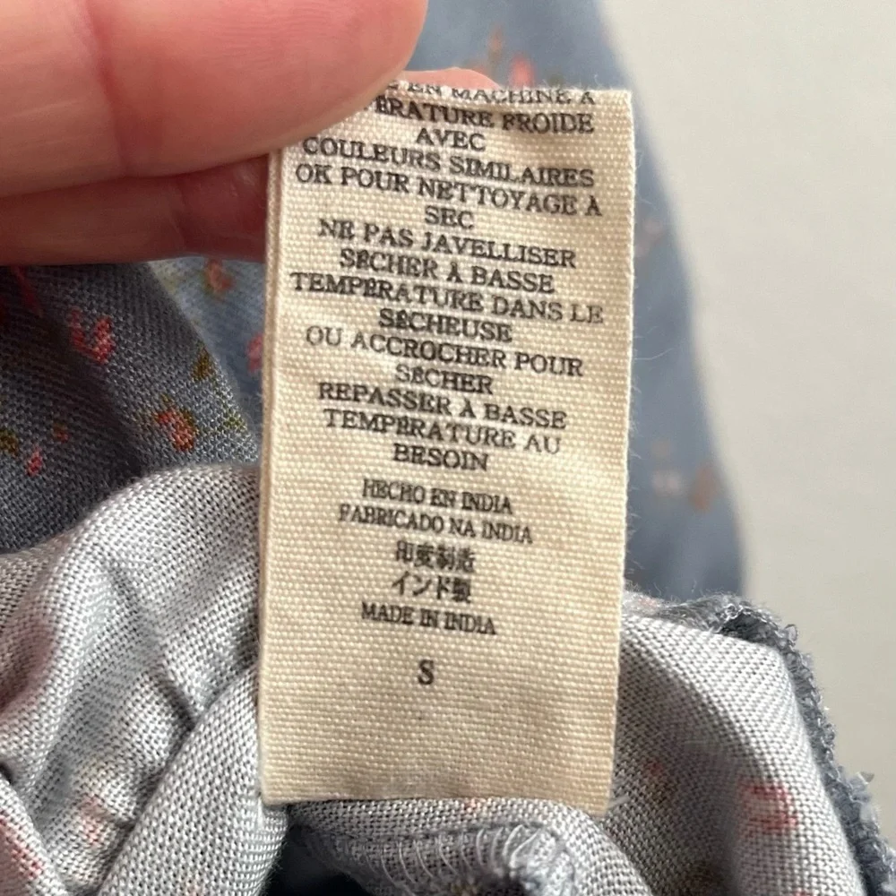 Jen’s Pirate Booty Dusty Blue and Floral Wilde Blouse and Skirt Set NWT - Picture 10 of 10